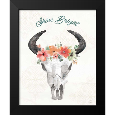 Sweet Southwest XVI Black Modern Wood Framed Art Print by June, Dina
