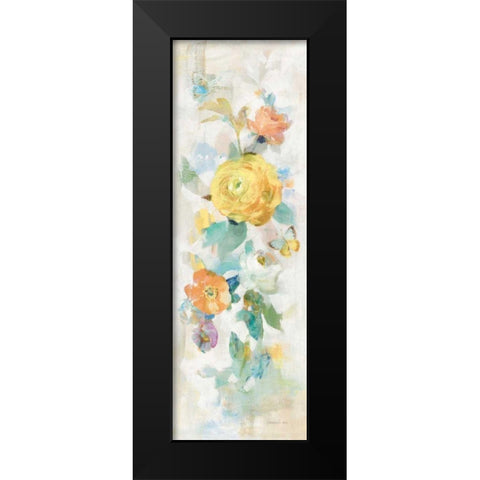 Natural Blooming Splendor III Black Modern Wood Framed Art Print by Nai, Danhui