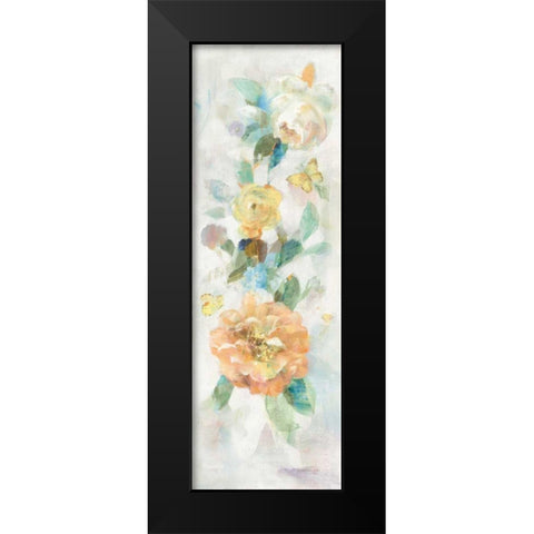 Natural Blooming Splendor IV Black Modern Wood Framed Art Print by Nai, Danhui