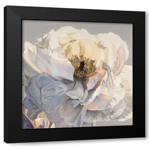 Morning Glow I Neutral Black Modern Wood Framed Art Print by Wiens, James