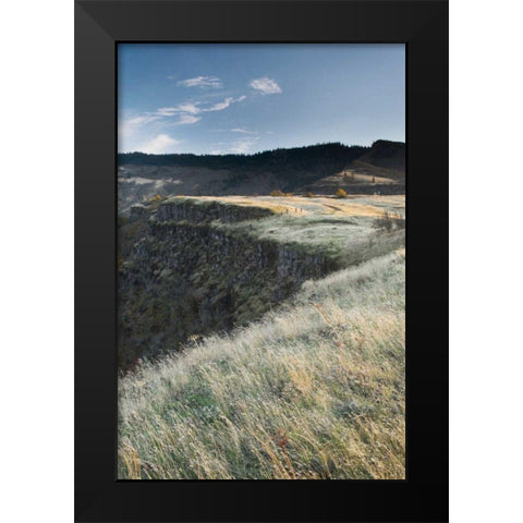 Columbia River Gorge Black Modern Wood Framed Art Print by Majchrowicz, Alan
