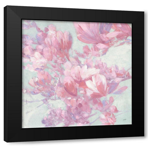 Spring Magnolia I Black Modern Wood Framed Art Print by Purinton, Julia