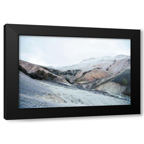 Iceland Hills I Black Modern Wood Framed Art Print by Marshall, Laura