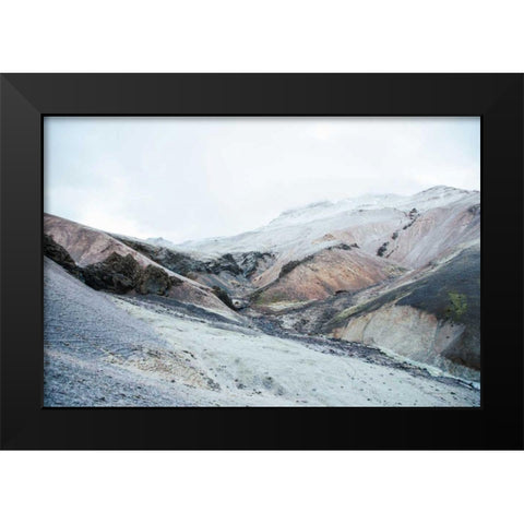 Iceland Hills I Black Modern Wood Framed Art Print by Marshall, Laura