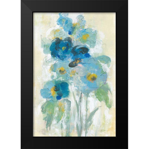 Loose Bouquet II Black Modern Wood Framed Art Print by Vassileva, Silvia