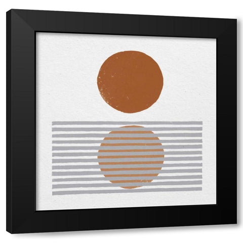 Reflection I Black Modern Wood Framed Art Print with Double Matting by Hershey, Moira