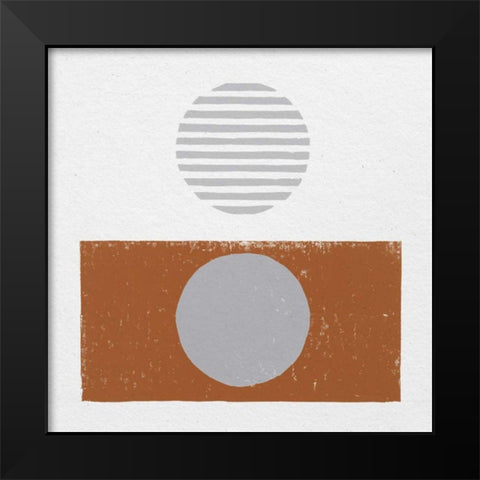 Reflection II Black Modern Wood Framed Art Print by Hershey, Moira