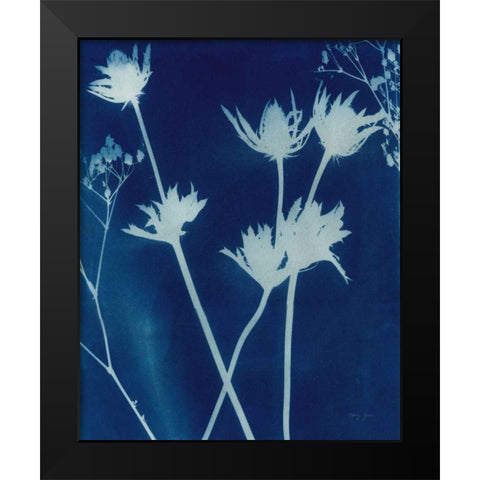 Enchanted Cyanotype I Black Modern Wood Framed Art Print by Green, Nancy