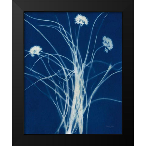 Enchanted Cyanotype II Black Modern Wood Framed Art Print by Green, Nancy