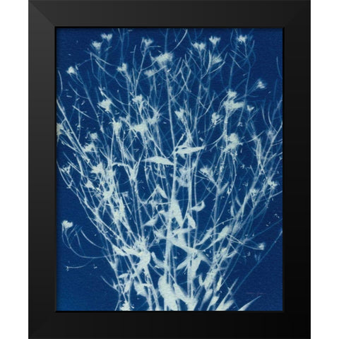 Enchanted Cyanotype III Black Modern Wood Framed Art Print by Green, Nancy