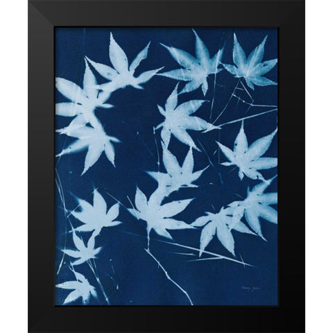 Enchanted Cyanotype V Black Modern Wood Framed Art Print by Green, Nancy