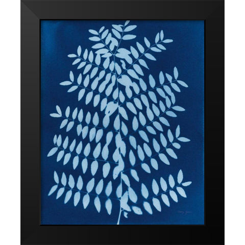 Enchanted Cyanotype VIII Black Modern Wood Framed Art Print by Green, Nancy