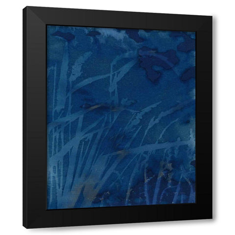 Enchanted Cyanotype XI Black Modern Wood Framed Art Print by Green, Nancy
