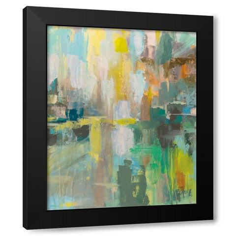 Reflection II Black Modern Wood Framed Art Print with Double Matting by Vertentes, Jeanette