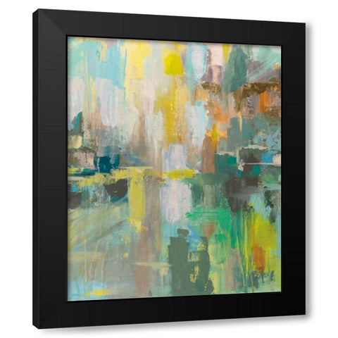 Reflection II Black Modern Wood Framed Art Print by Vertentes, Jeanette