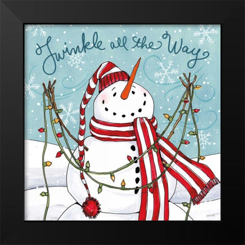 Snowplace Like Home II Black Modern Wood Framed Art Print by Tavoletti, Anne