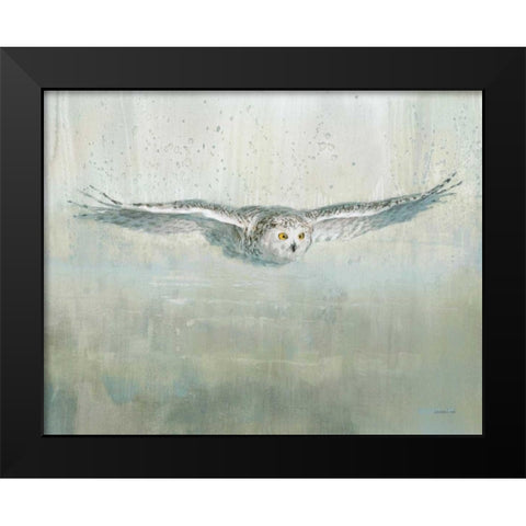 Soaring Neutral Black Modern Wood Framed Art Print by Nai, Danhui