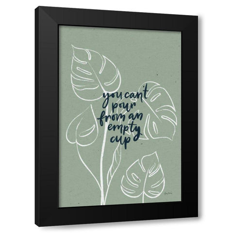 Balance III Black Modern Wood Framed Art Print by Thorns, Becky