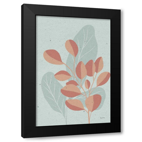 Balance V Black Modern Wood Framed Art Print with Double Matting by Thorns, Becky