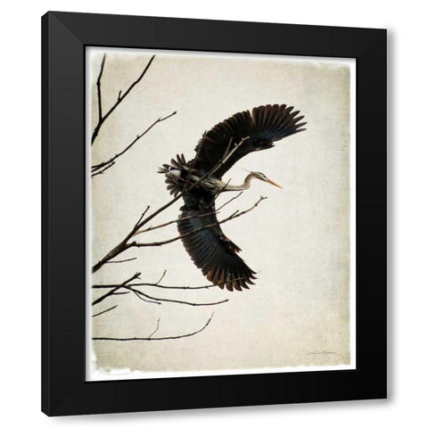 Grace Black Modern Wood Framed Art Print with Double Matting by Van Swearingen, Debra