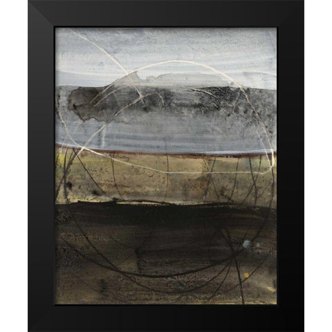 Natural Balance I Black Modern Wood Framed Art Print by Hristova, Albena