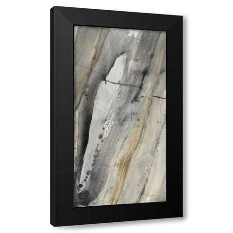 Riverbank I Black Modern Wood Framed Art Print with Double Matting by Hristova, Albena