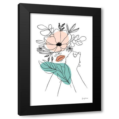 Rooted II Black Modern Wood Framed Art Print by Thorns, Becky