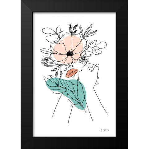 Rooted II Black Modern Wood Framed Art Print by Thorns, Becky