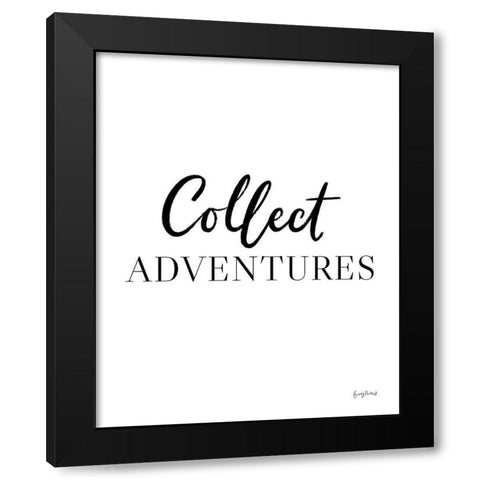 Simple Words II Black Modern Wood Framed Art Print with Double Matting by Thorns, Becky
