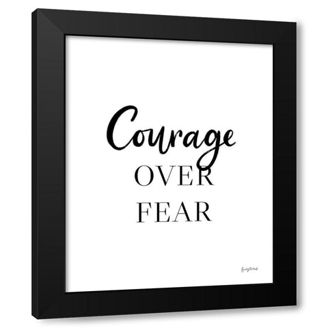Simple Words IV Black Modern Wood Framed Art Print by Thorns, Becky