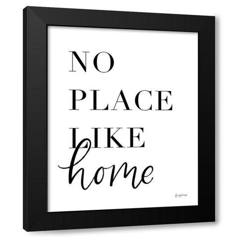 Simple Words VIII Black Modern Wood Framed Art Print with Double Matting by Thorns, Becky