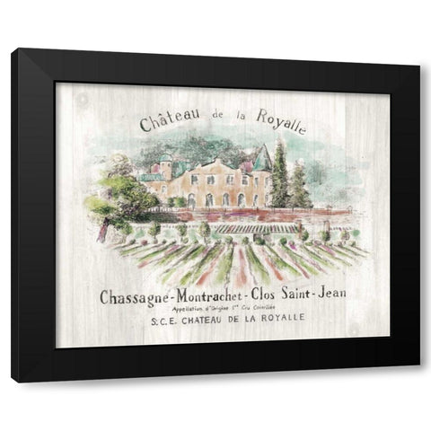 Chateau Royalle on Wood Color Black Modern Wood Framed Art Print by Nai, Danhui