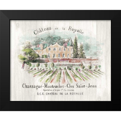 Chateau Royalle on Wood Color Black Modern Wood Framed Art Print by Nai, Danhui