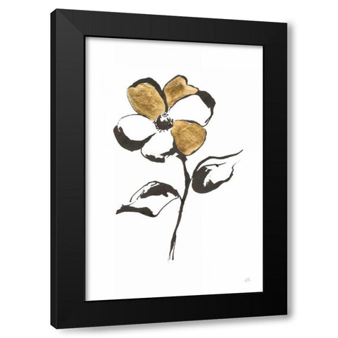 Leafed III Black Modern Wood Framed Art Print by Paschke, Chris