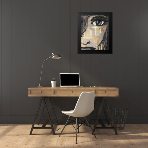 Eye of the Beholder II Black Modern Wood Framed Art Print by Courtney, Prahl