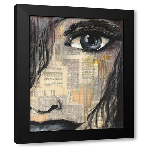 Eye of the Beholder II Black Modern Wood Framed Art Print by Courtney, Prahl