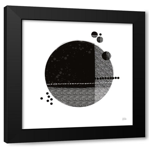Tribeca II Black Modern Wood Framed Art Print with Double Matting by Averinos, Melissa