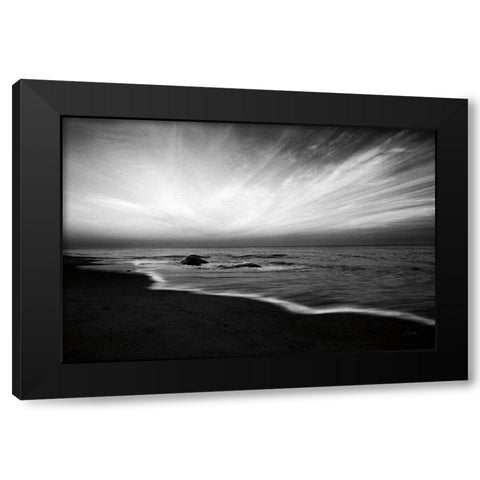 Nantucket Sky Black Modern Wood Framed Art Print with Double Matting by Aledanda