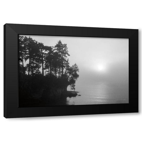 Tongue Point Black Modern Wood Framed Art Print with Double Matting by Marshall, Laura