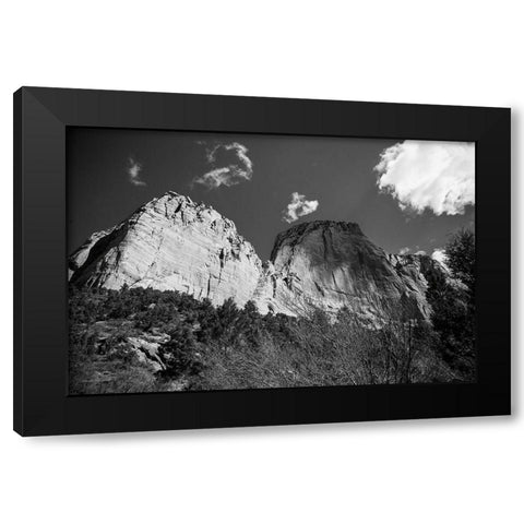 Kolob Canyons I Black Modern Wood Framed Art Print with Double Matting by Marshall, Laura