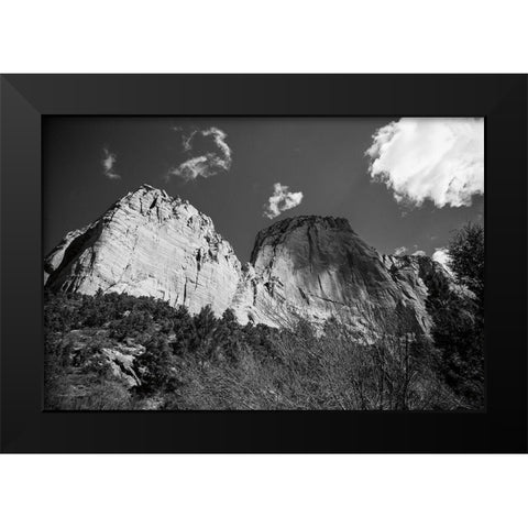 Kolob Canyons I Black Modern Wood Framed Art Print by Marshall, Laura