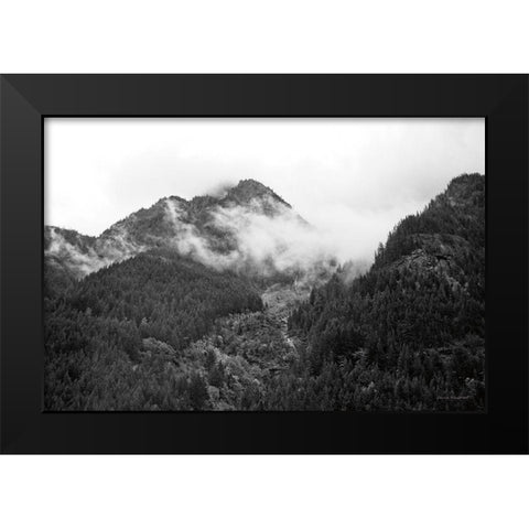 North Cascades I Black Modern Wood Framed Art Print by Marshall, Laura