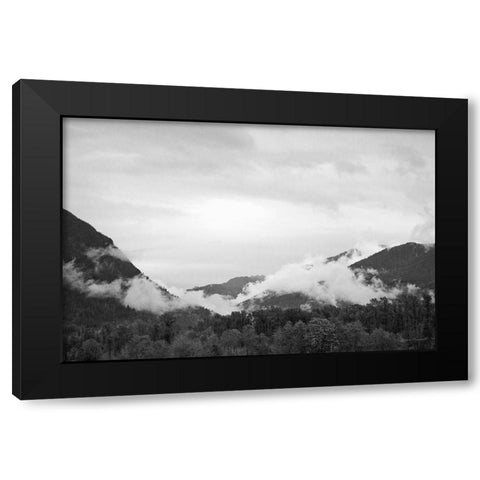 North Cascades II Black Modern Wood Framed Art Print by Marshall, Laura