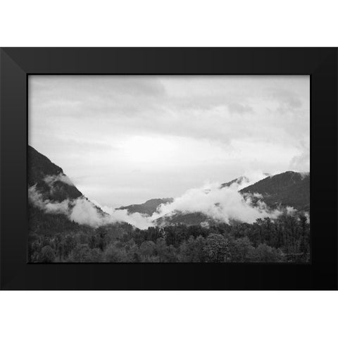 North Cascades II Black Modern Wood Framed Art Print by Marshall, Laura