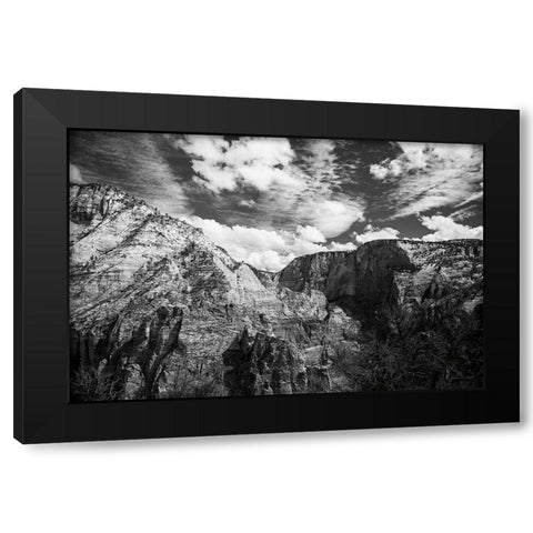 Scouts Landing I Black Modern Wood Framed Art Print by Marshall, Laura