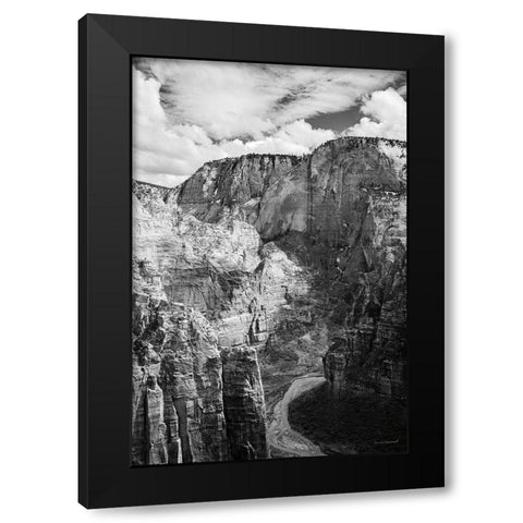 Scouts Landing II Black Modern Wood Framed Art Print by Marshall, Laura