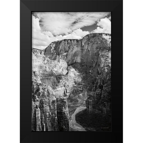 Scouts Landing II Black Modern Wood Framed Art Print by Marshall, Laura