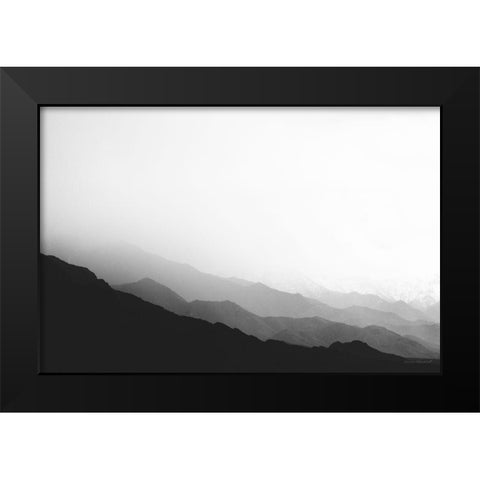 Virgin Mountains II Black Modern Wood Framed Art Print by Marshall, Laura