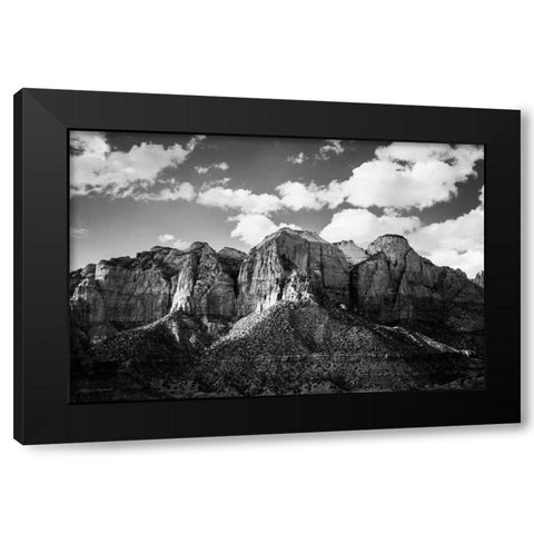 Zion Canyon I Black Modern Wood Framed Art Print by Marshall, Laura