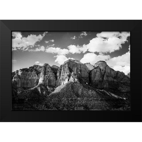Zion Canyon I Black Modern Wood Framed Art Print by Marshall, Laura